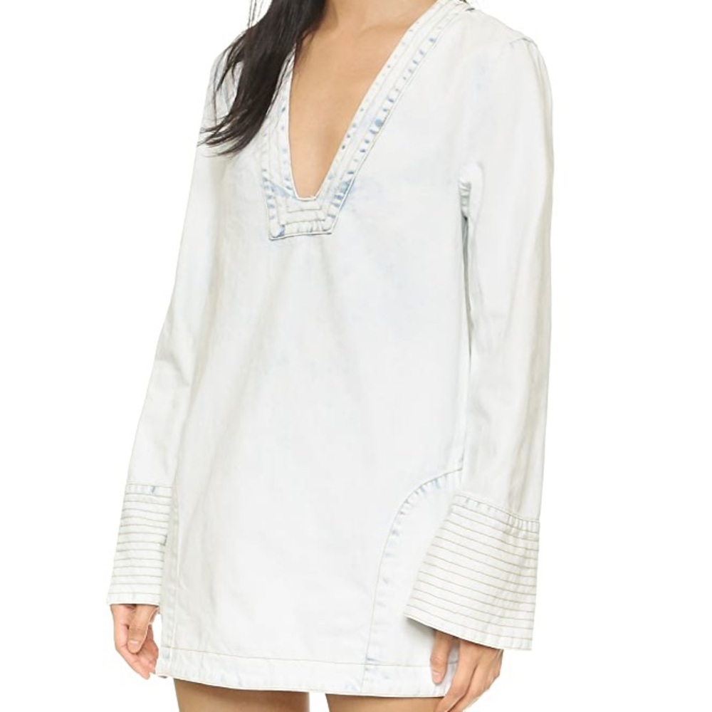 Free People denim tunic dress